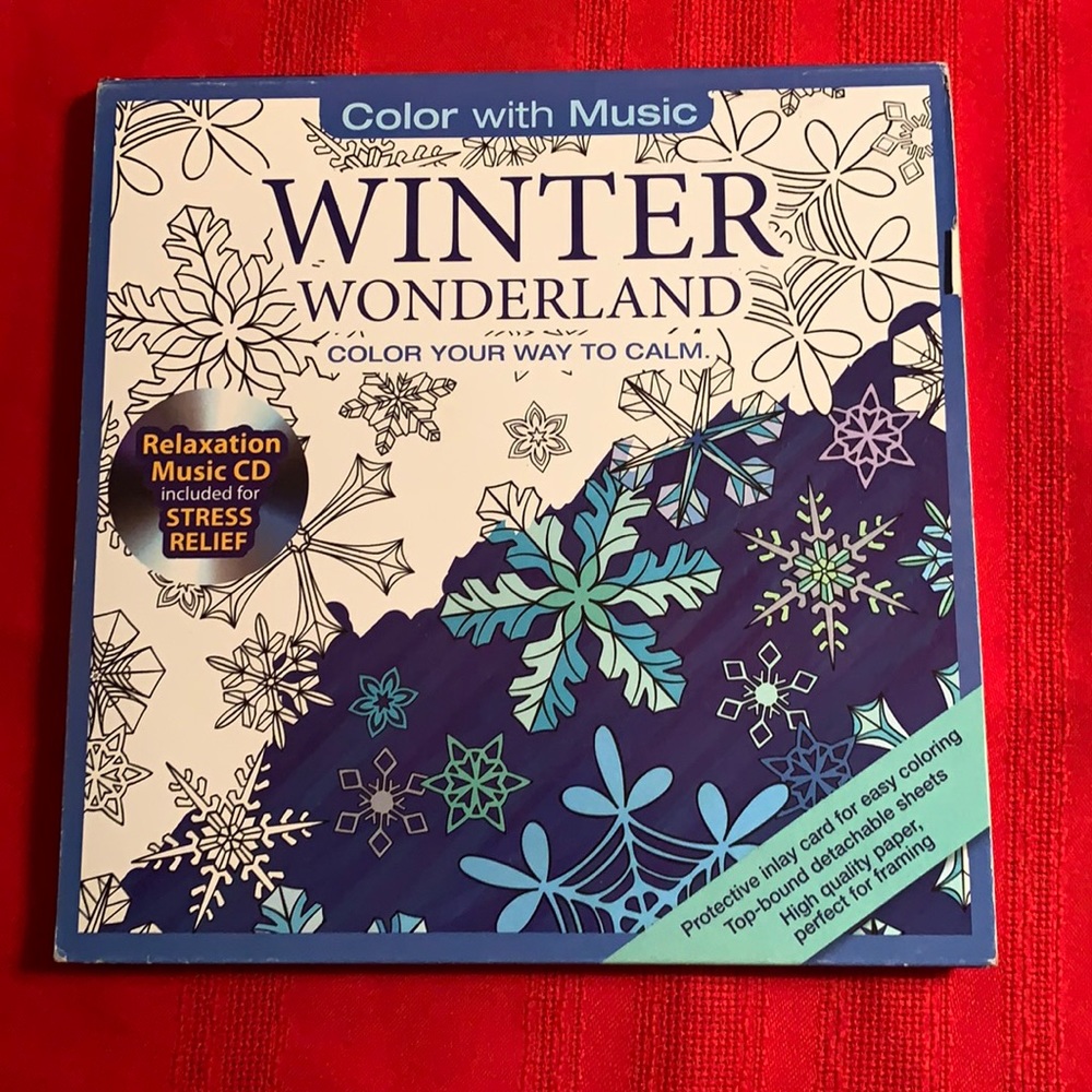 Winter Wonderland Coloring Book w/CD